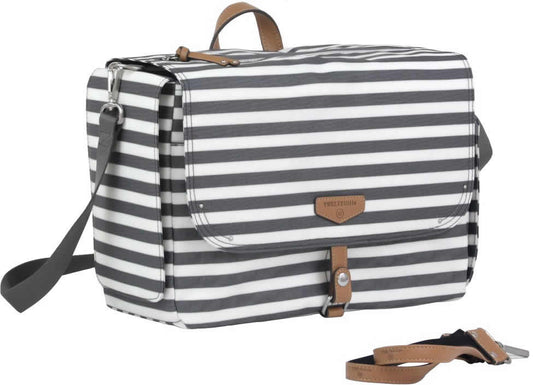TWELVElittle On-The-Go Stroller Caddy - Grey Stripe