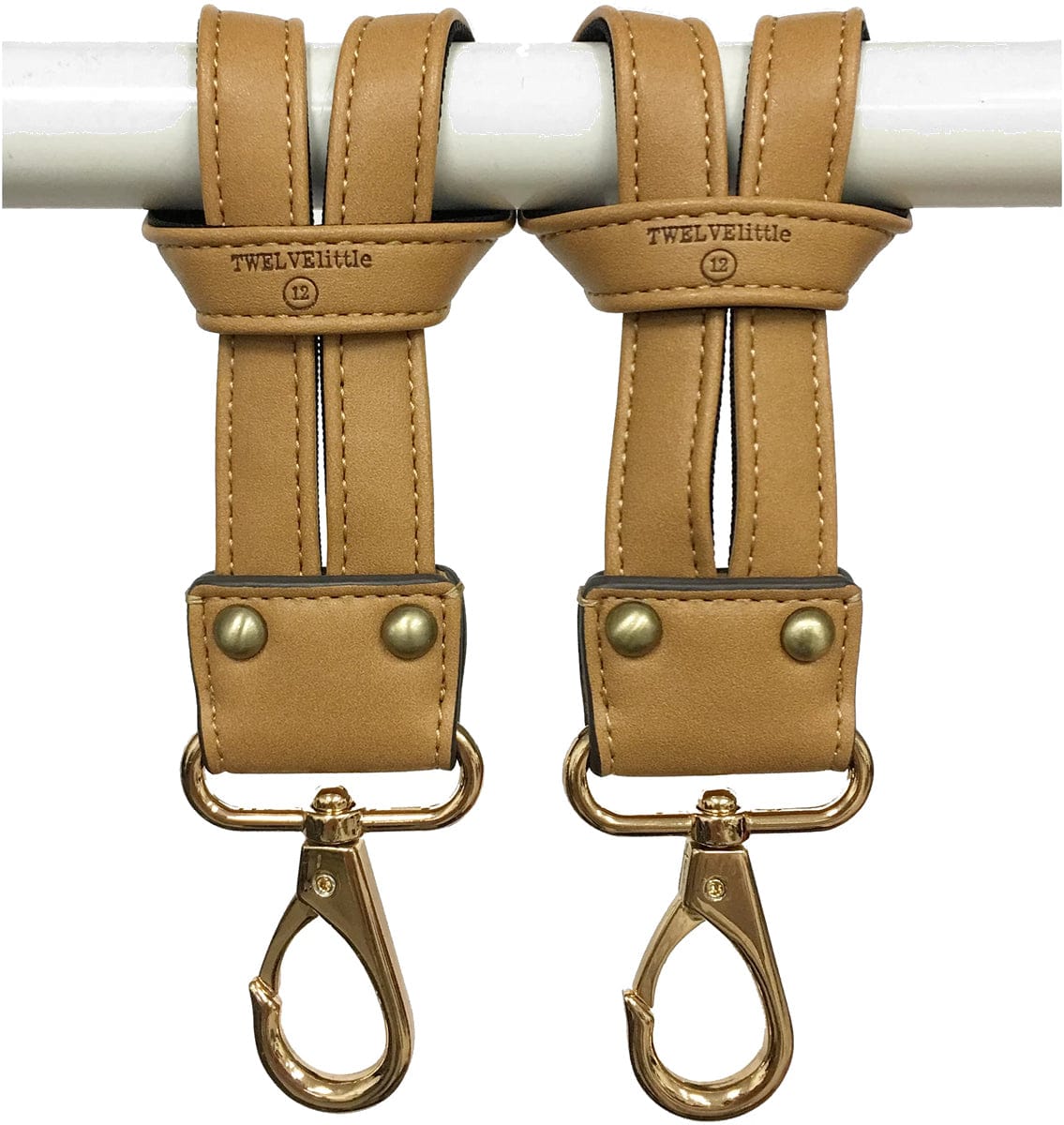 TWELVElittle On-The-Go Stroller Clips - Tan - AC010TA