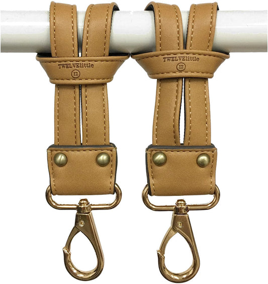 TWELVElittle On-The-Go Stroller Clips - Tan - AC010TA