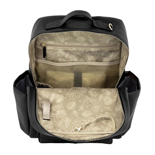 TWELVElittle Peek-a-boo Backpack - Black - BG803BL
