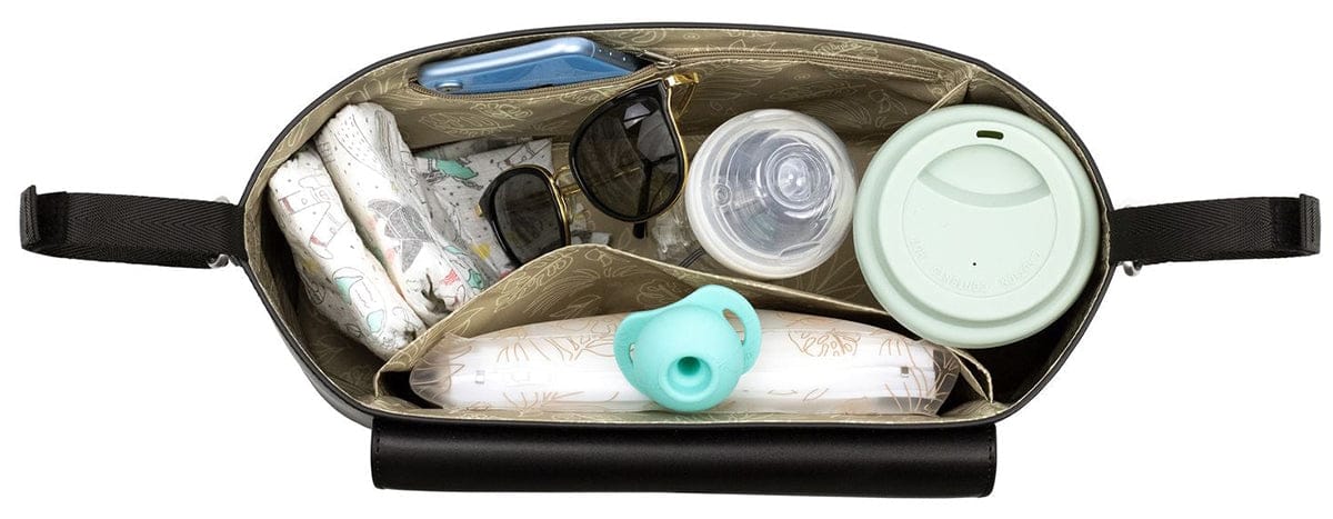 TWELVElittle Peek-A-Boo Stroller Caddy - Black - BG861BL
