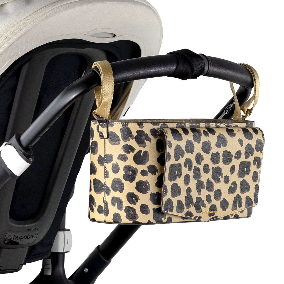 TWELVElittle Peek-A-Boo Stroller Caddy - Leopard Print - BG861LP