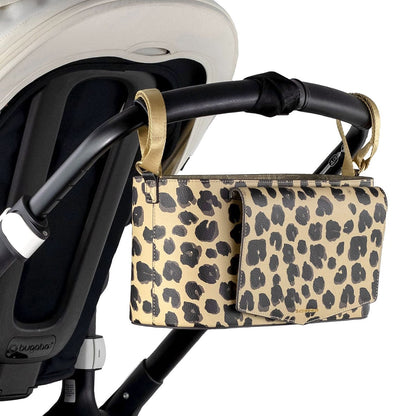 TWELVElittle Peek-A-Boo Stroller Caddy - Leopard Print - BG861LP