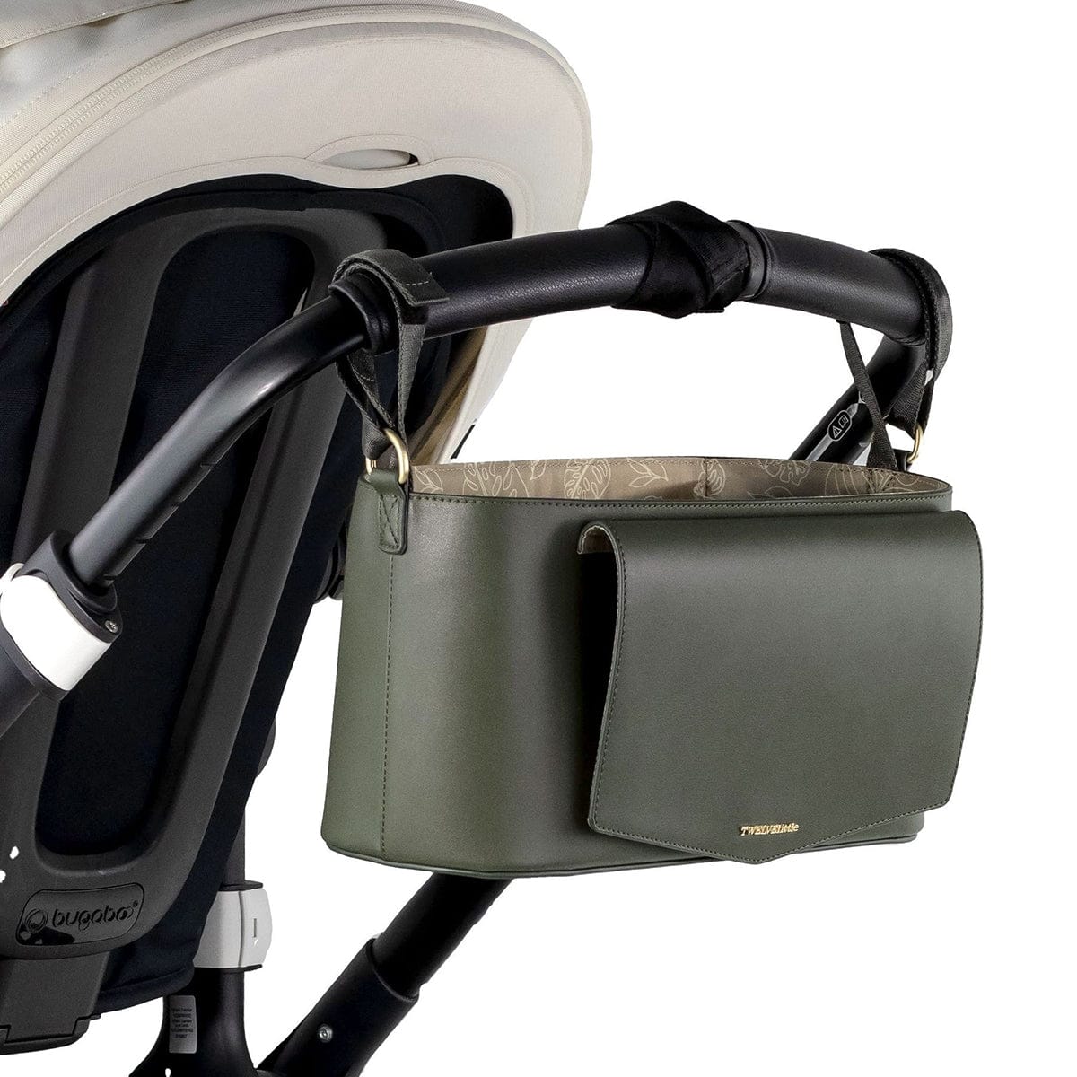 TWELVElittle Peek-A-Boo Stroller Caddy - Olive - BG861OL