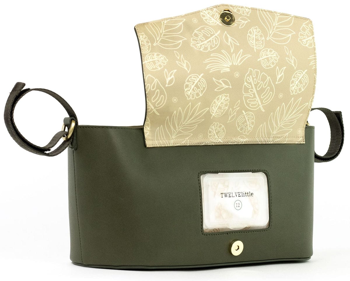 TWELVElittle Peek-A-Boo Stroller Caddy - Olive - BG861OL
