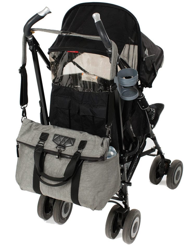 TWELVElittle Unisex Courage 3-in-1 Foldover Tote Diaper Bag - Olive - BG105OL