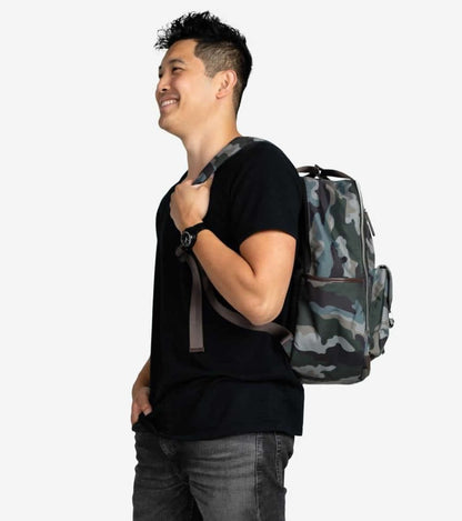 TWELVElittle Unisex Courage Backpack Diaper Bag 2.0 - Camo Print - BG117CP