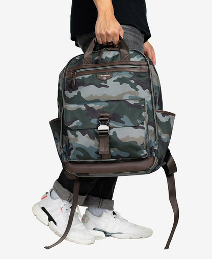 TWELVElittle Unisex Courage Backpack Diaper Bag 2.0 - Camo Print - BG117CP