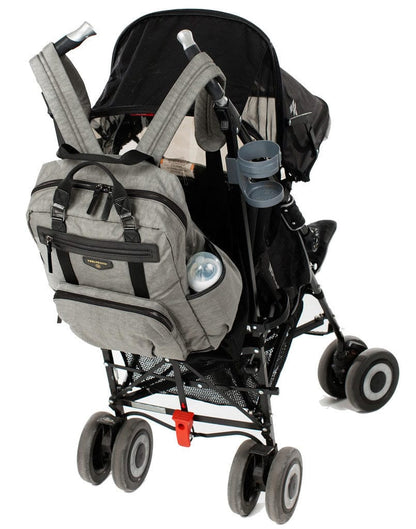 TWELVElittle Unisex Courage Backpack Diaper Bag - Black - BG115BL