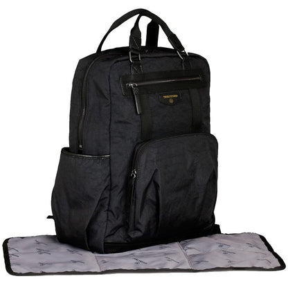 TWELVElittle Unisex Courage Backpack Diaper Bag - Black - BG115BL