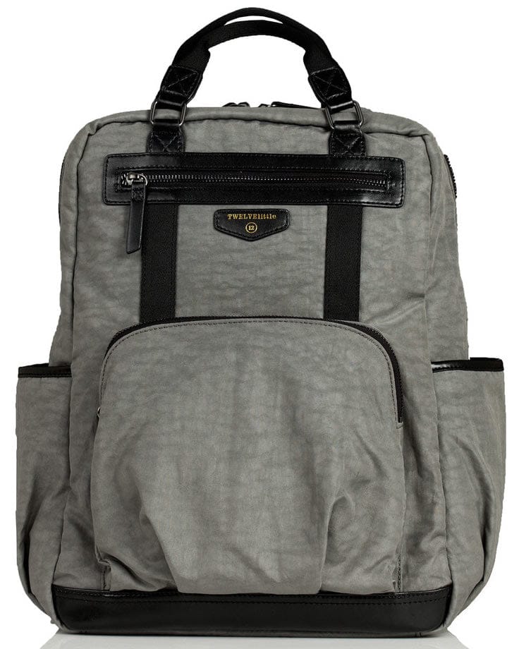 TWELVElittle Unisex Courage Backpack Diaper Bag  - Grey - BG115GR