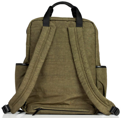 TWELVElittle Unisex Courage Backpack Diaper Bag  - Olive - BG115OL