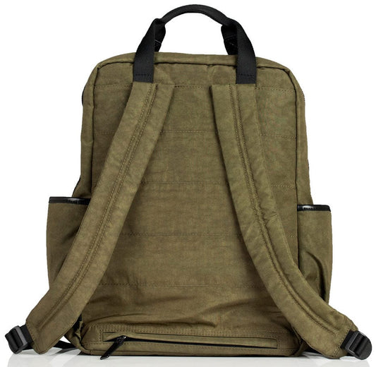 TWELVElittle Unisex Courage Backpack Diaper Bag  - Olive - BG115OL