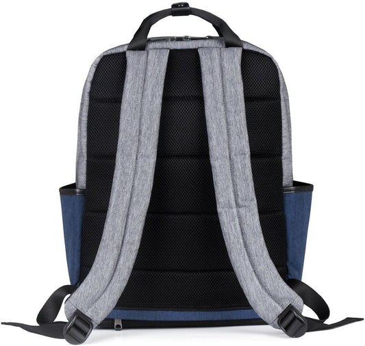 TWELVElittle Unisex Courage Backpack Diaper Bag - Grey/Navy - BG116GN