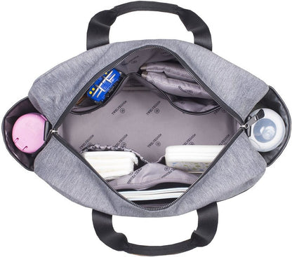 TWELVElittle Unisex Courage Satchel - Grey/Navy - BG112GN