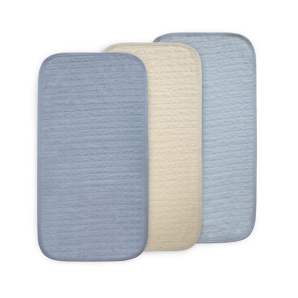 Mushie Changing Pad Liner 3-Pack - Blue Combo - MCPL-1002