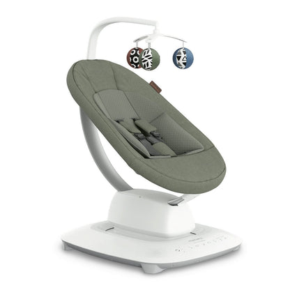 UPPAbaby MamaRoo Multi-Motion Baby Swing - Camila (Dark Green Melange) - 2001-MRO-NA-CAM