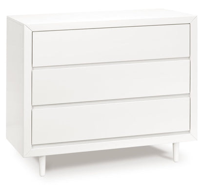 Ubabub Nifty 3-Drawer Dresser - Warm White - UB0320RW