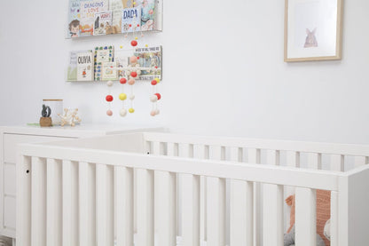 Ubabub Nifty Timber 3-In-1 Crib - Warm White Finish - US0310RW