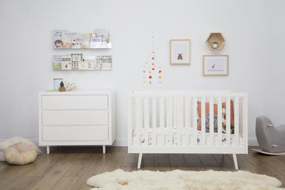Ubabub Nifty Timber 3-In-1 Crib - Warm White Finish - US0310RW