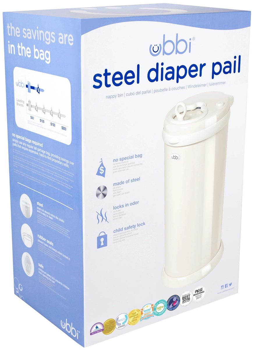 Ubbi Diaper Pail - Ivory - 10007