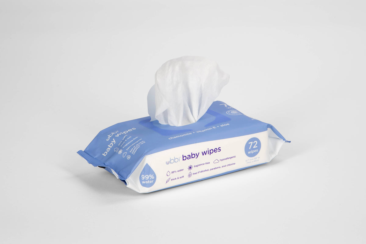 Ubbi Fragrance-Free Baby Wipes, 3 Pack