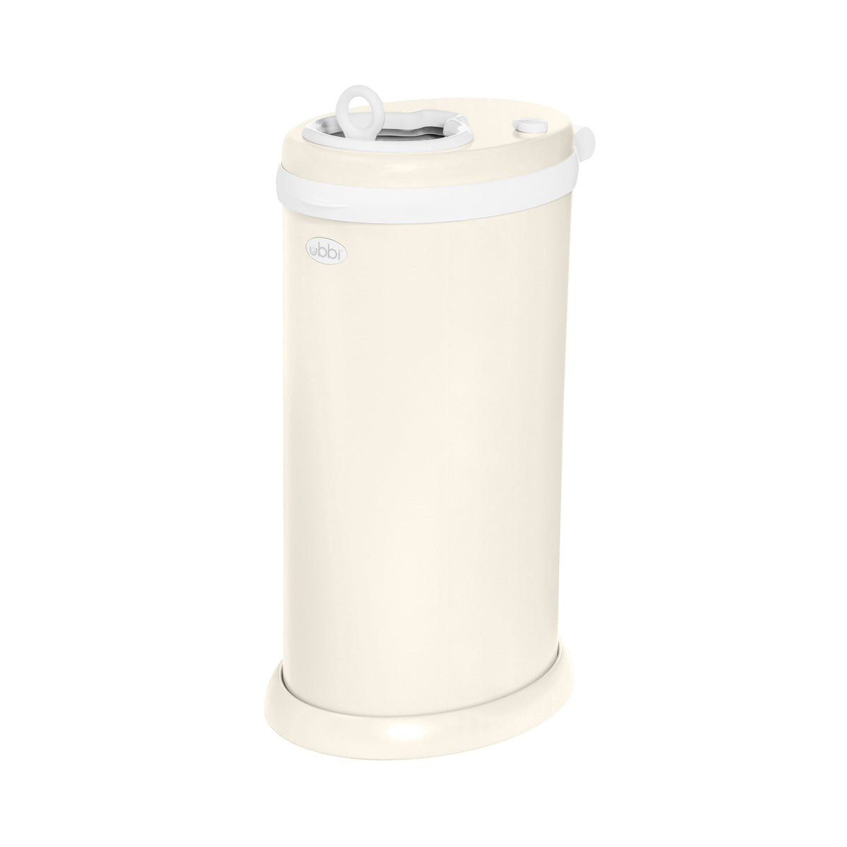 Ubbi Steel Diaper Pail - Matte Ivory