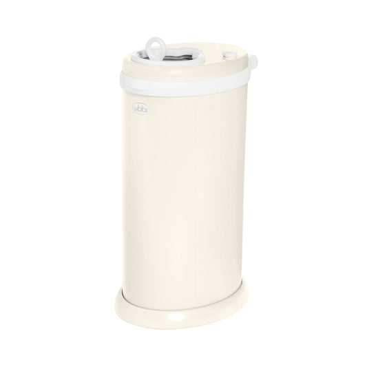 Ubbi Steel Diaper Pail - Matte Ivory