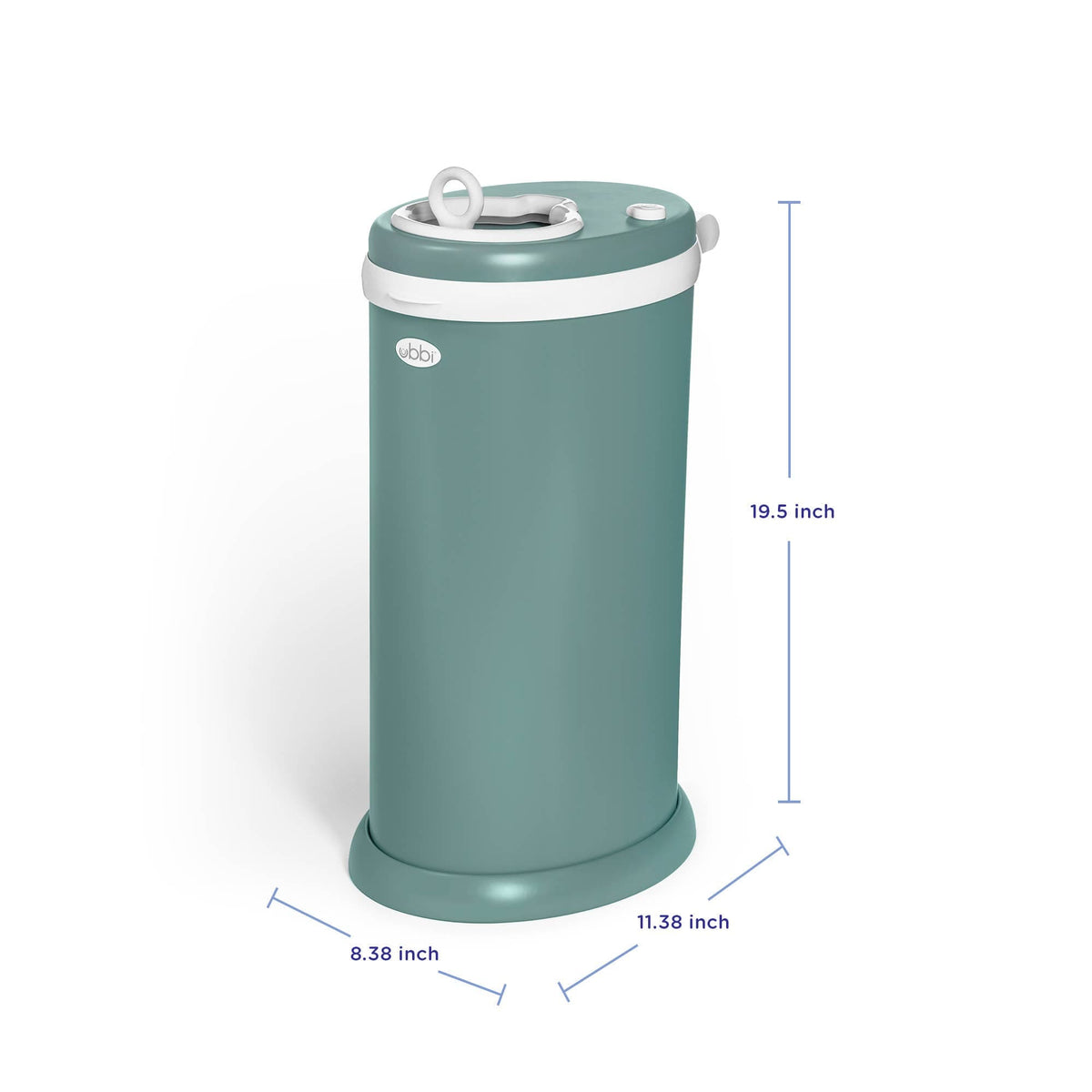 Ubbi Diaper Pail - Open Water