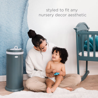 Ubbi Diaper Pail - Open Water