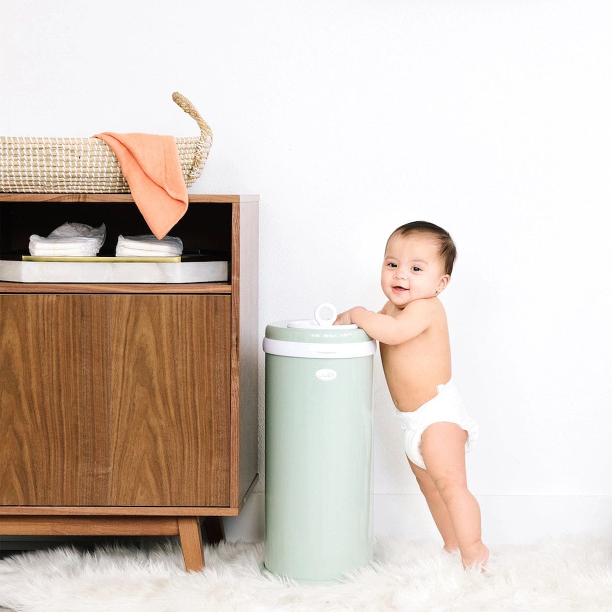 Ubbi Diaper Pail - Sage - 10033