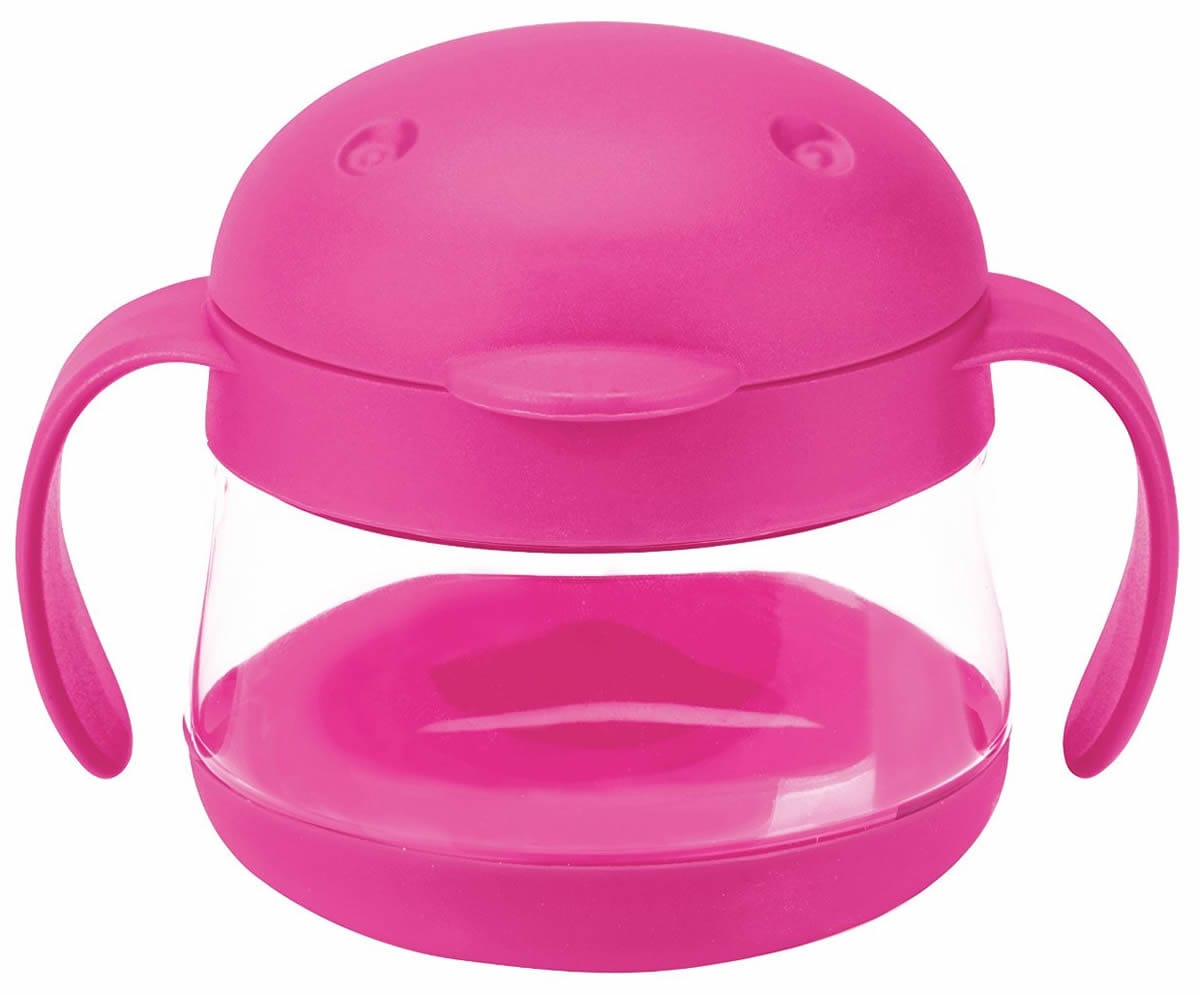 Ubbi Tweat Snack Container - Hot Pink