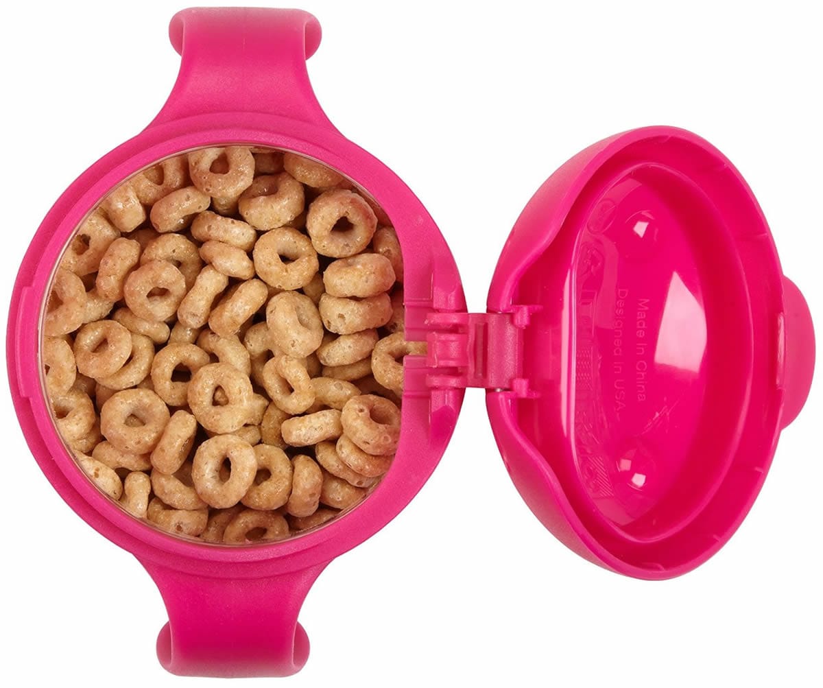 Ubbi Tweat Snack Container - Hot Pink