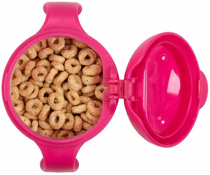 Ubbi Tweat Snack Container - Hot Pink