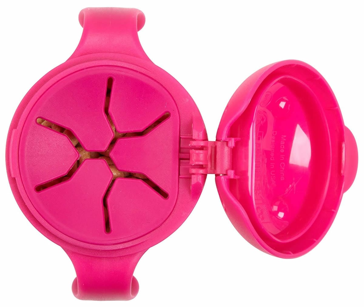 Ubbi Tweat Snack Container - Hot Pink
