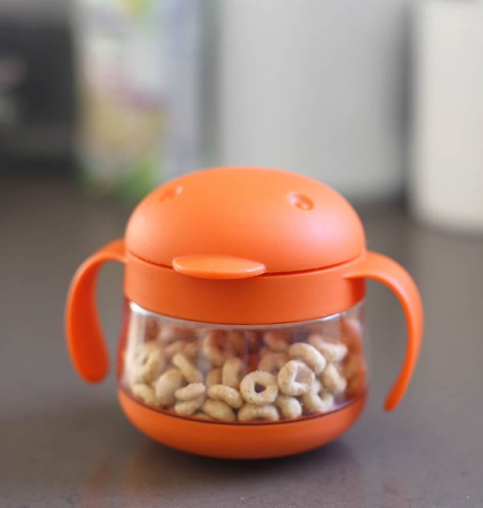 Ubbi Tweat Snack Container - Orange