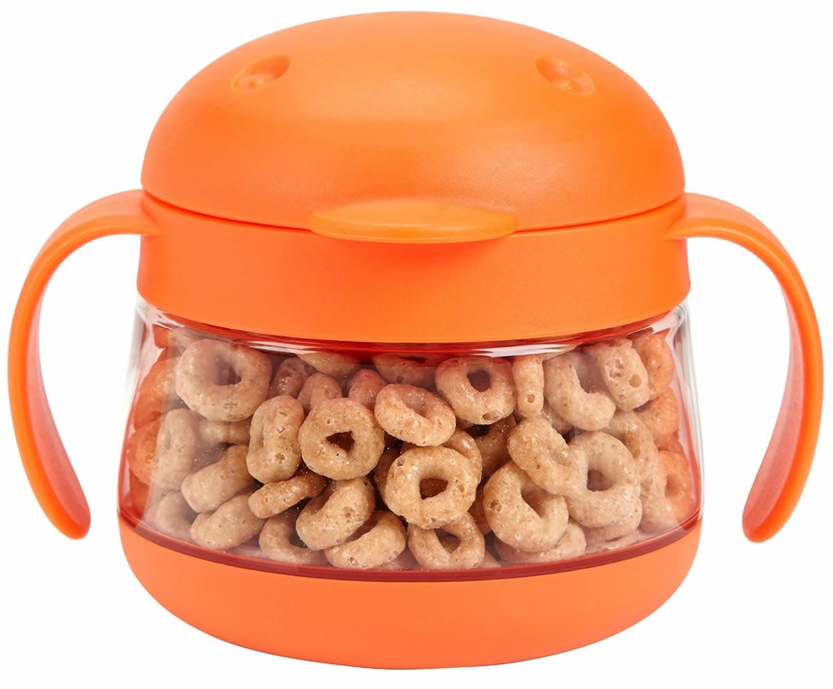 Ubbi Tweat Snack Container - Orange