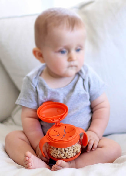 Ubbi Tweat Snack Container - Orange