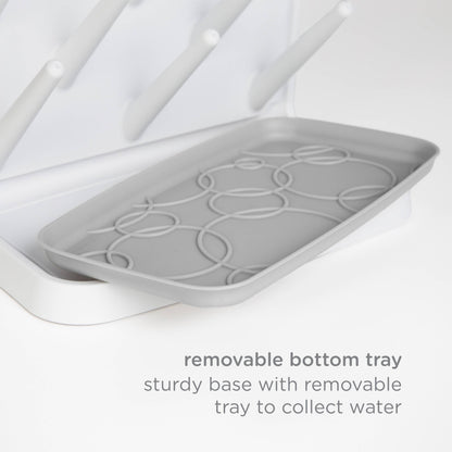 Ubbi Vertical Bottle Drying Rack - Gray