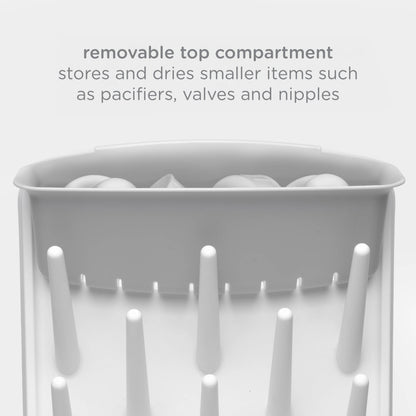 Ubbi Vertical Bottle Drying Rack - Gray