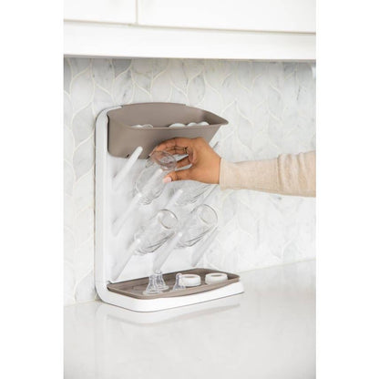 Ubbi Vertical Bottle Drying Rack - Taupe