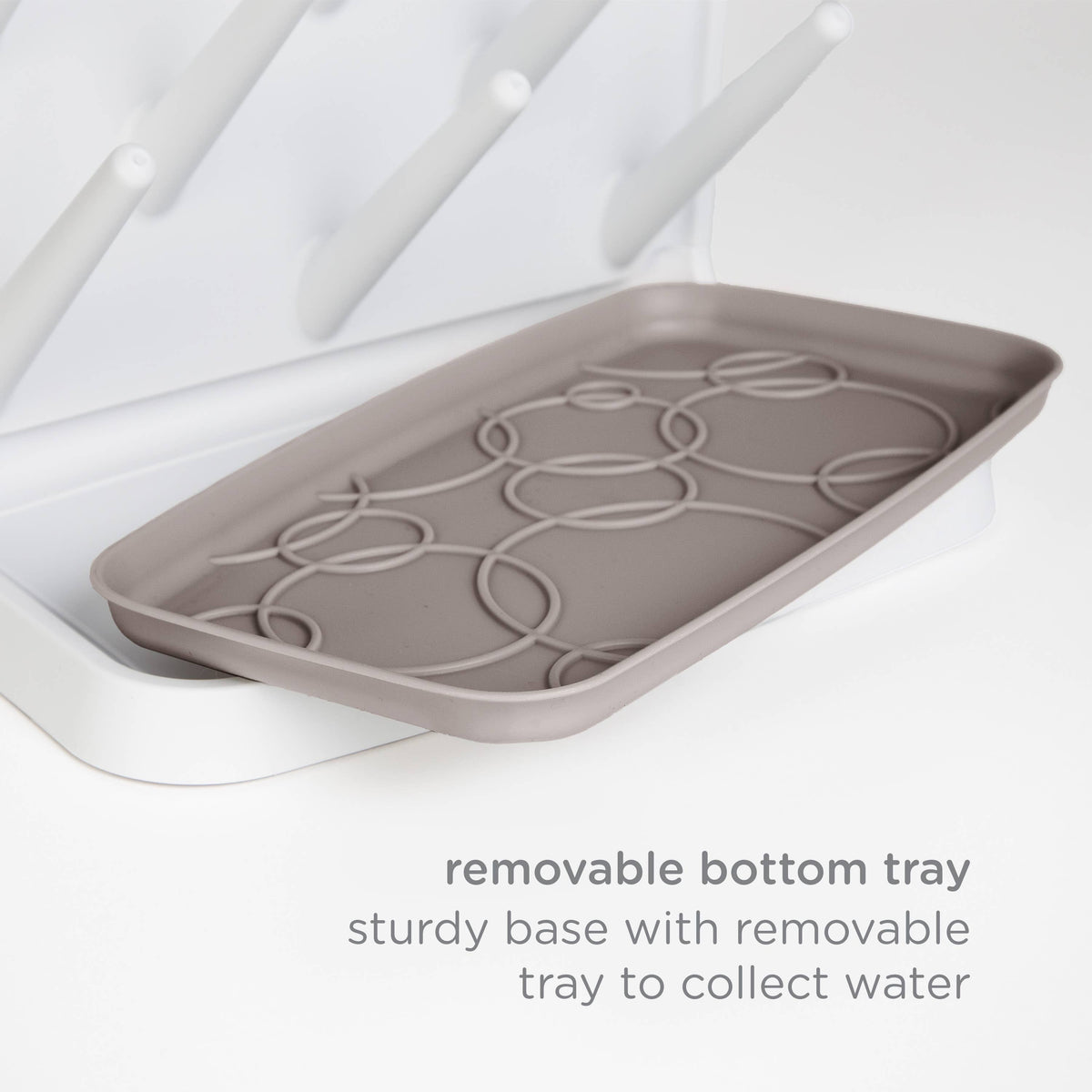 Ubbi Vertical Bottle Drying Rack - Taupe