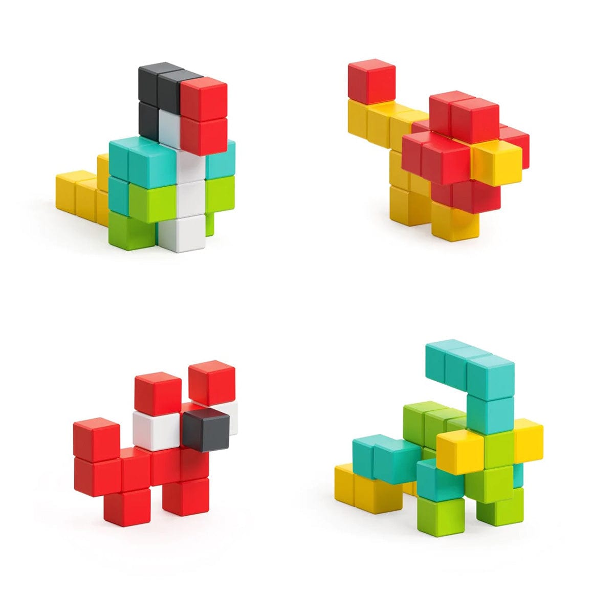 Ukidz PIXIO-100 Magnetic Blocks in 6 Colors - 1020102