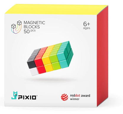 Ukidz PIXIO-50 Magnetic Blocks in 6 Colors - 1020101