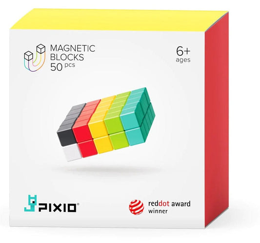 Ukidz PIXIO-50 Magnetic Blocks in 6 Colors - 1020101