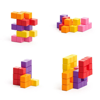 Ukidz PIXIO Abstract Series PIXOPLASMA - 60 Magnetic Blocks in 5 Colors - 1020201