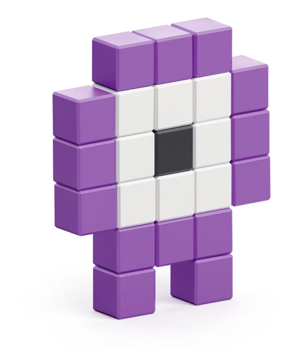 Ukidz PIXIO Mini Monster Iz - 23 Magnetic Blocks in 3 Colors - 1050206
