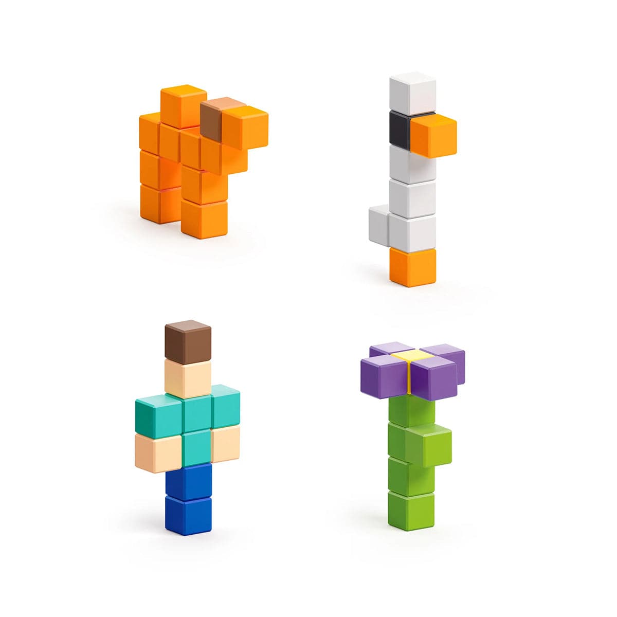 Ukidz PIXIO Surprise Creatures - up to 11 Magnetic Blocks - 1060101