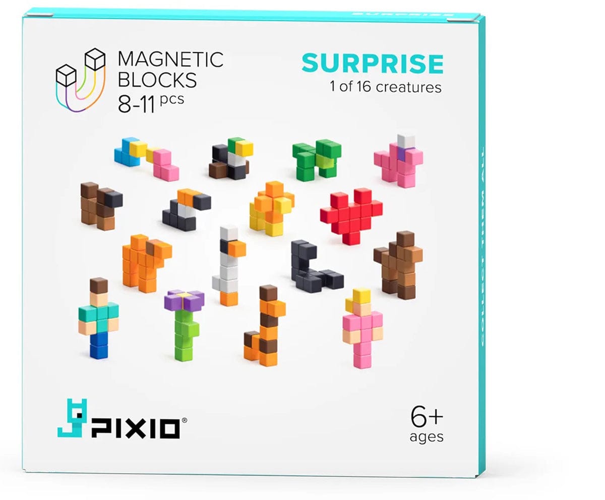 Ukidz PIXIO Surprise Creatures - up to 11 Magnetic Blocks - 1060101