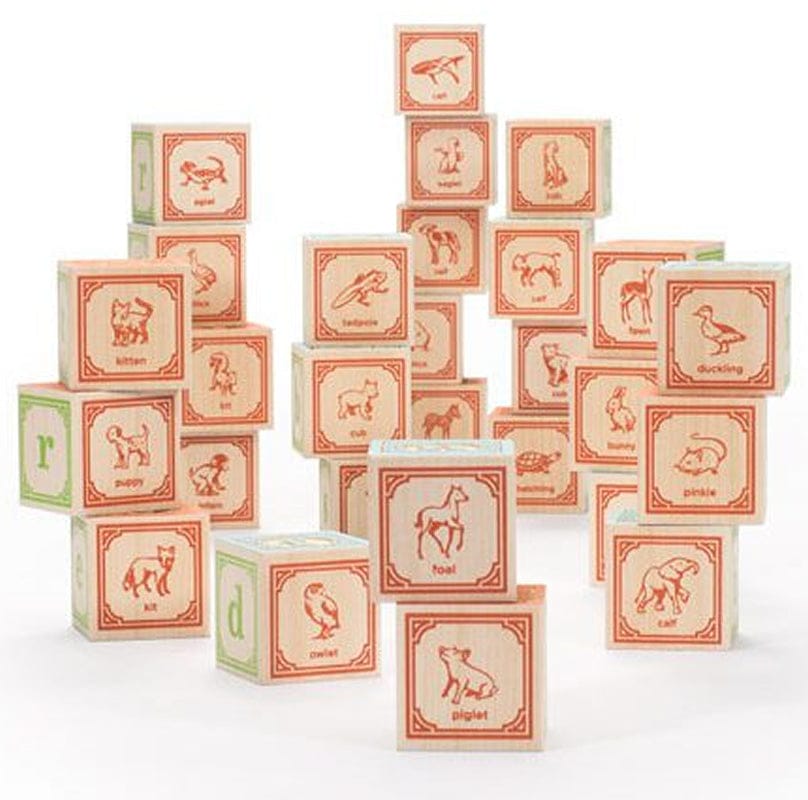 Uncle Goose Classic Lowercase ABC Blocks - CLL28